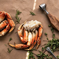 Cooked Frozen Dungeness Crab Pieces